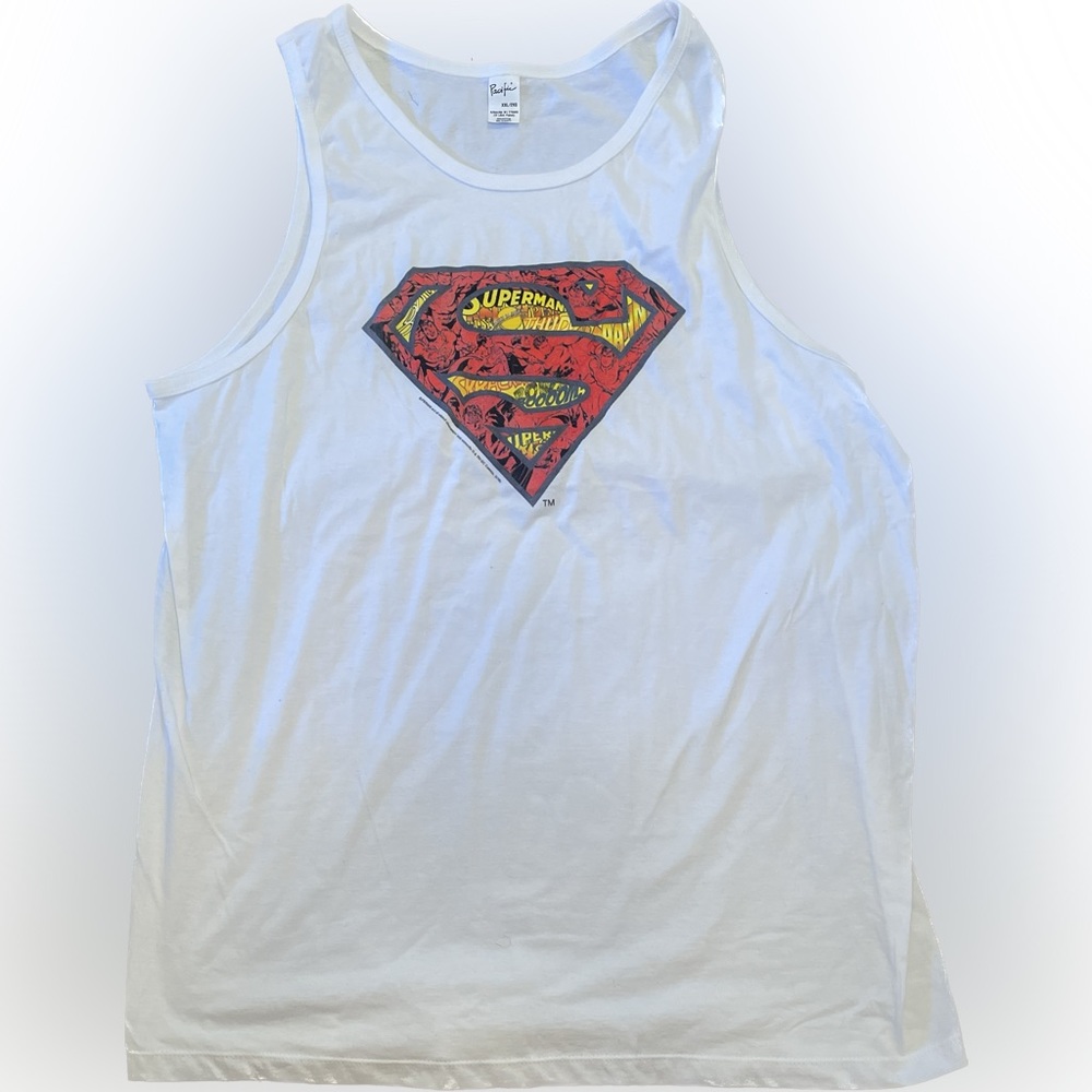 Superman Sleeveless TShirt | Sz 2XL